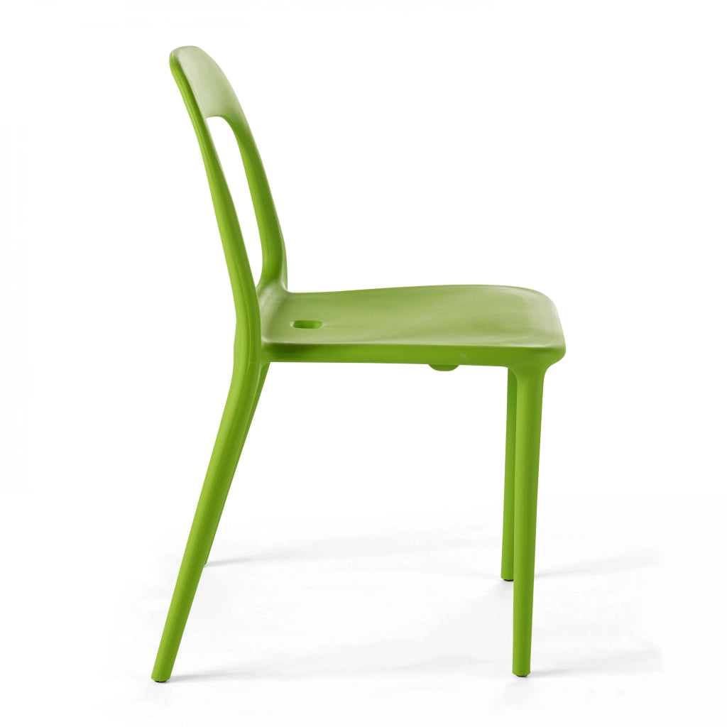 Oviala - Sedia da giardino in plastica verde