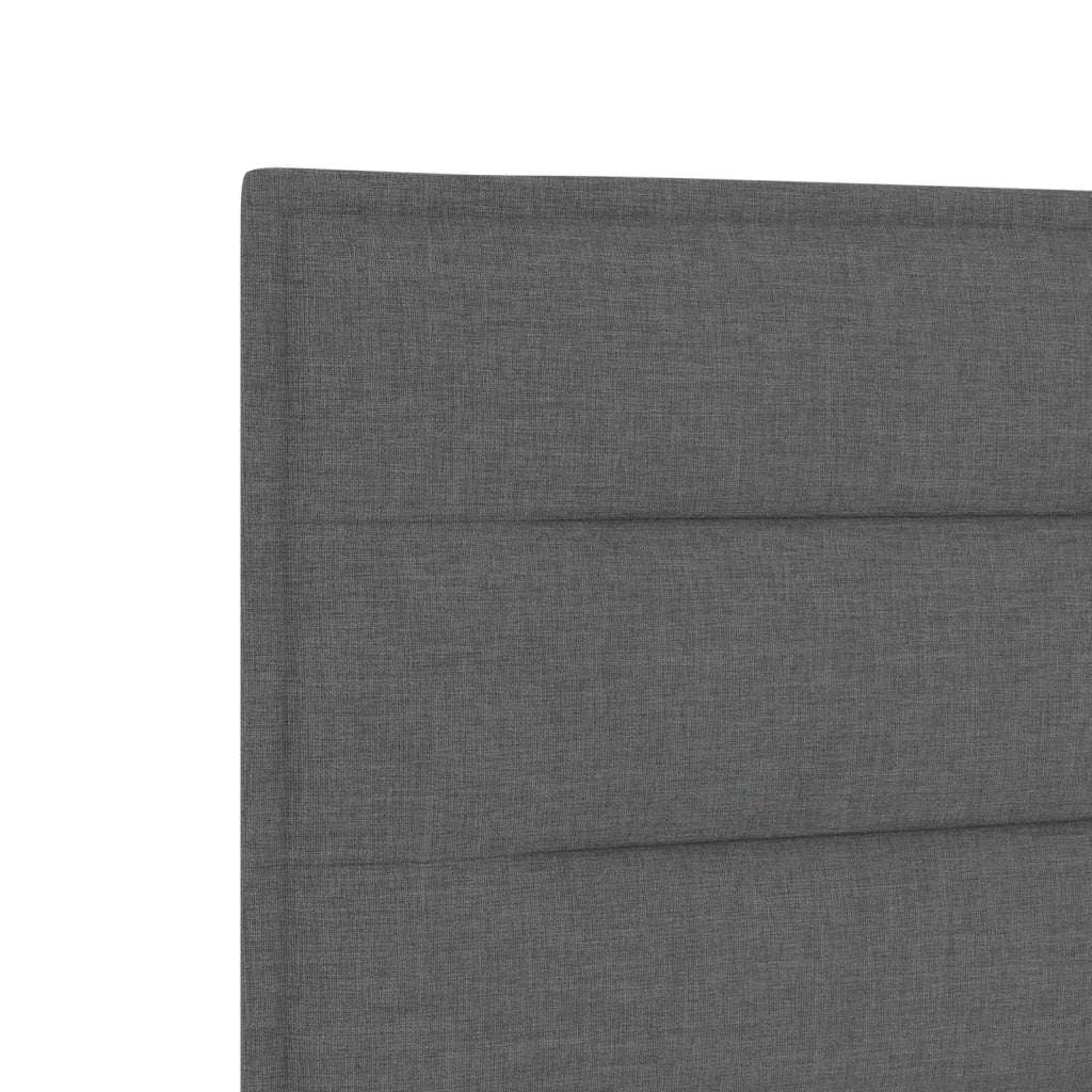 Letto box spring con materasso Grigio Scuro 140 x 200 cm 3454149