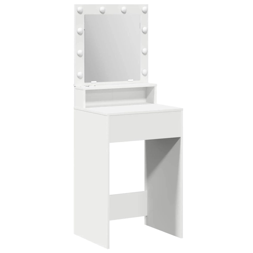 Tavolo da Trucco Bianco 50 x 41 x 135 cm Legno ingegnerizzato 865118