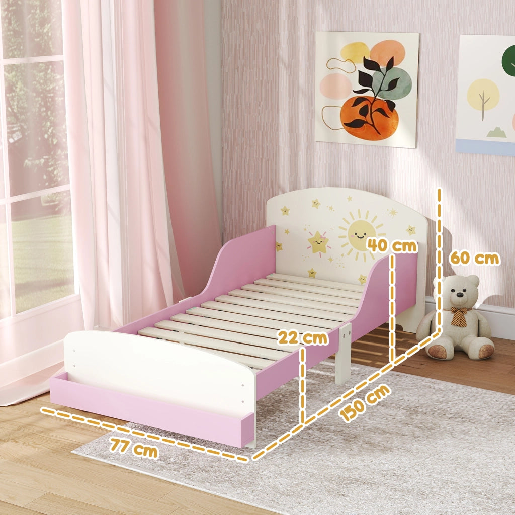 Letto a soppalco con cassetti ¨C Minimal ¨C 70x140 cm rosa legno