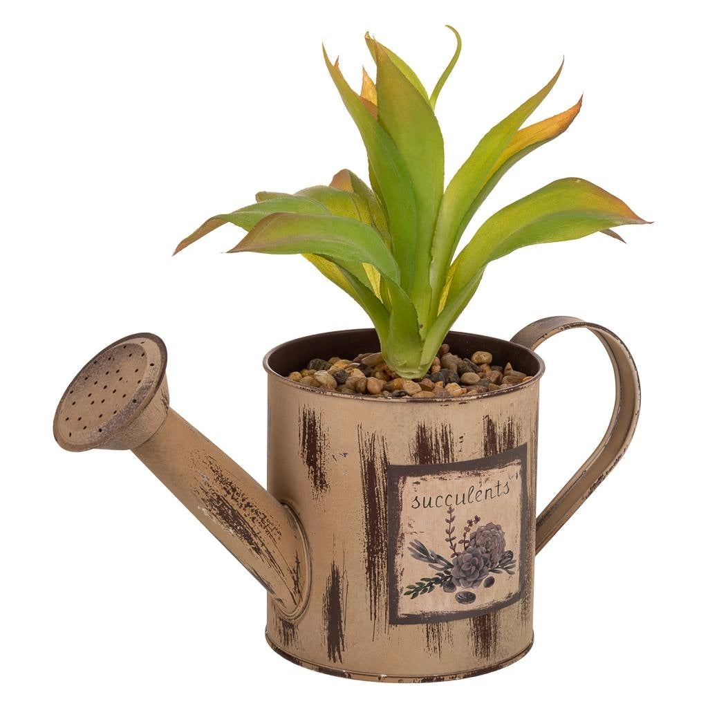 Vaso con pianta artificiale 26,5x11,5x24h