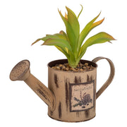 Vaso con pianta artificiale 26,5x11,5x24h