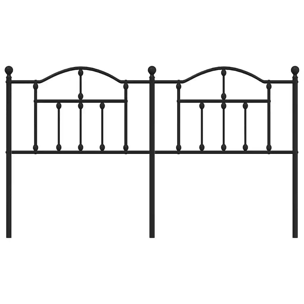 Testiera di Ricambio in Metallo Nero 160 cm 353474