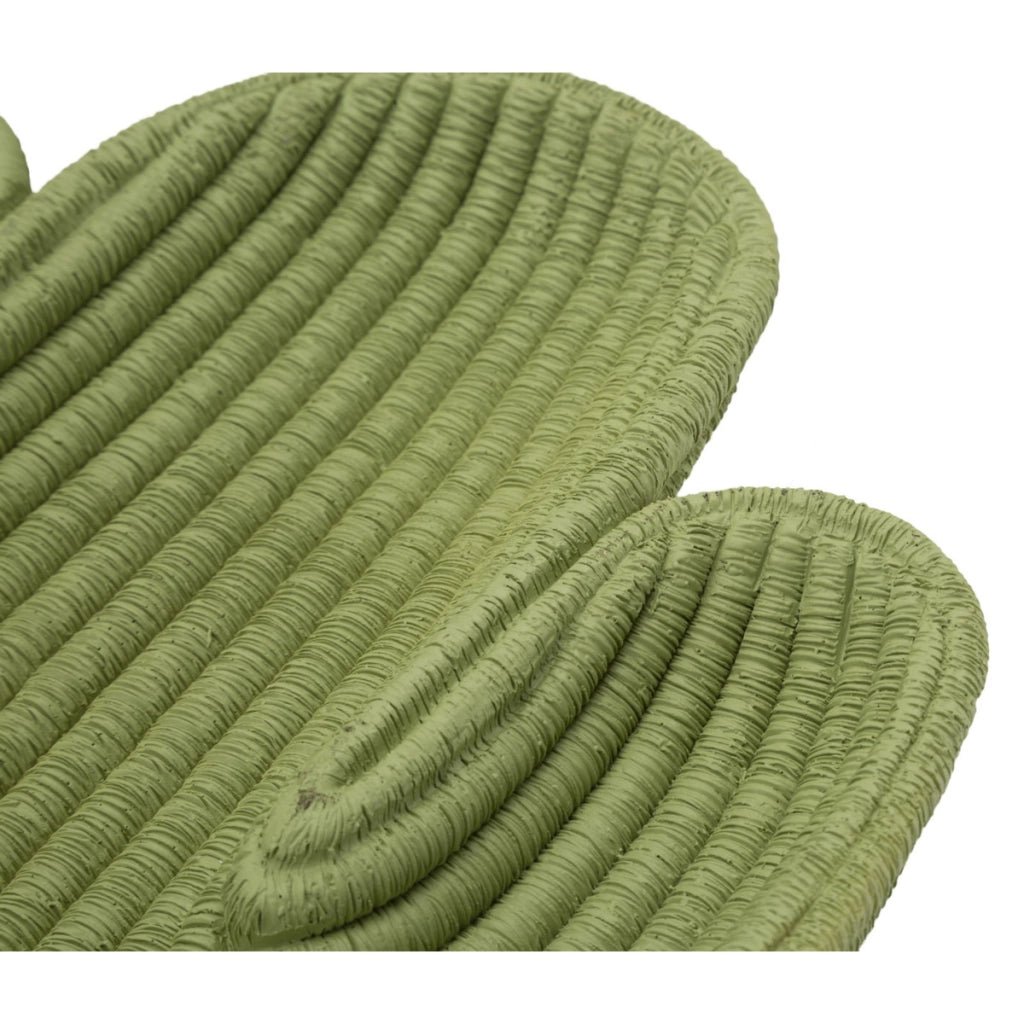 Vassoio Cactus, Verde, Poliresina, 34x3x20 cm