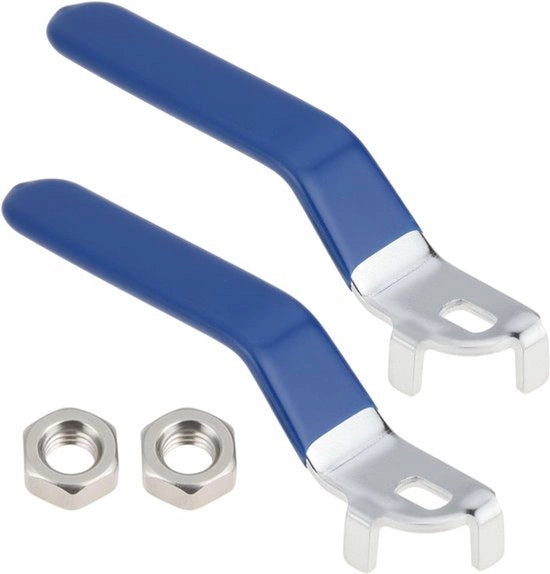 Maniglia a giroscopio - 2 pezzi - giro a quarto - DN25 - viti M10 - adatto a - colore - maniglia - maniglia a giroscopio - metallo - accessorio.