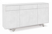 Mobile Madia 3 ante e 3 cassetti H92 L164 P41 Cm colore Bianco ossido 7076k Sarmog