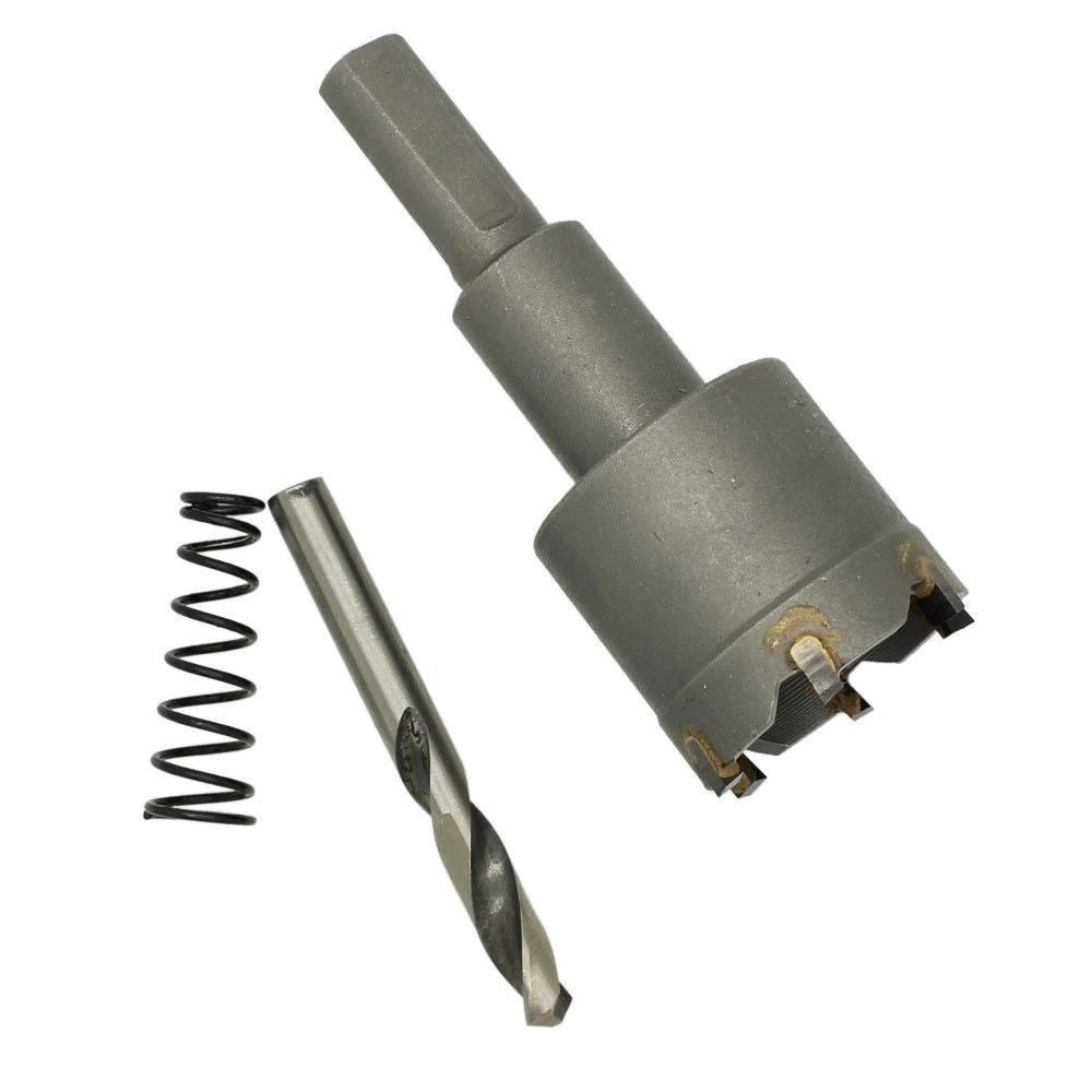 Trade Shop - Fresa A Tazza Con Punta Per Trapano Muro Metallo Legno Acciaio Da 20 A 80mm -       40 Mm