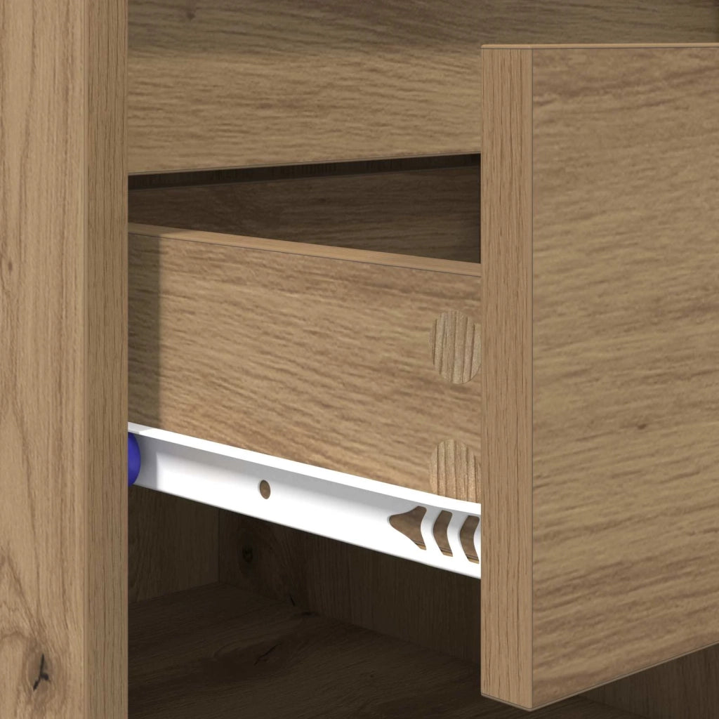 Mobile per scarpe rovere artigianale 102 x 36 x 60 cm 881043