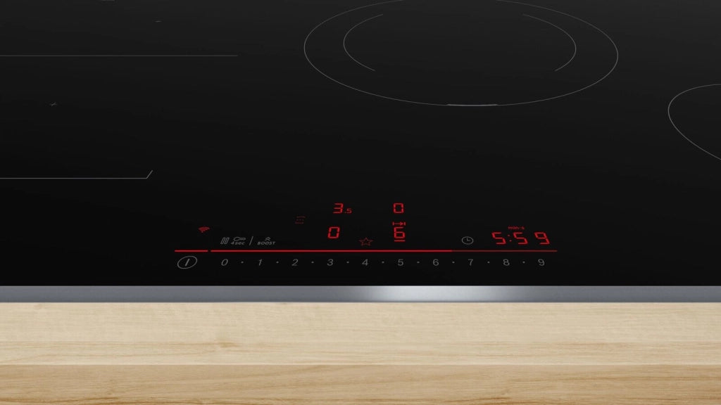 Bosch Serie 6 PVS845HB1E Piano cottura a induzione 80 cm Nero, con profili