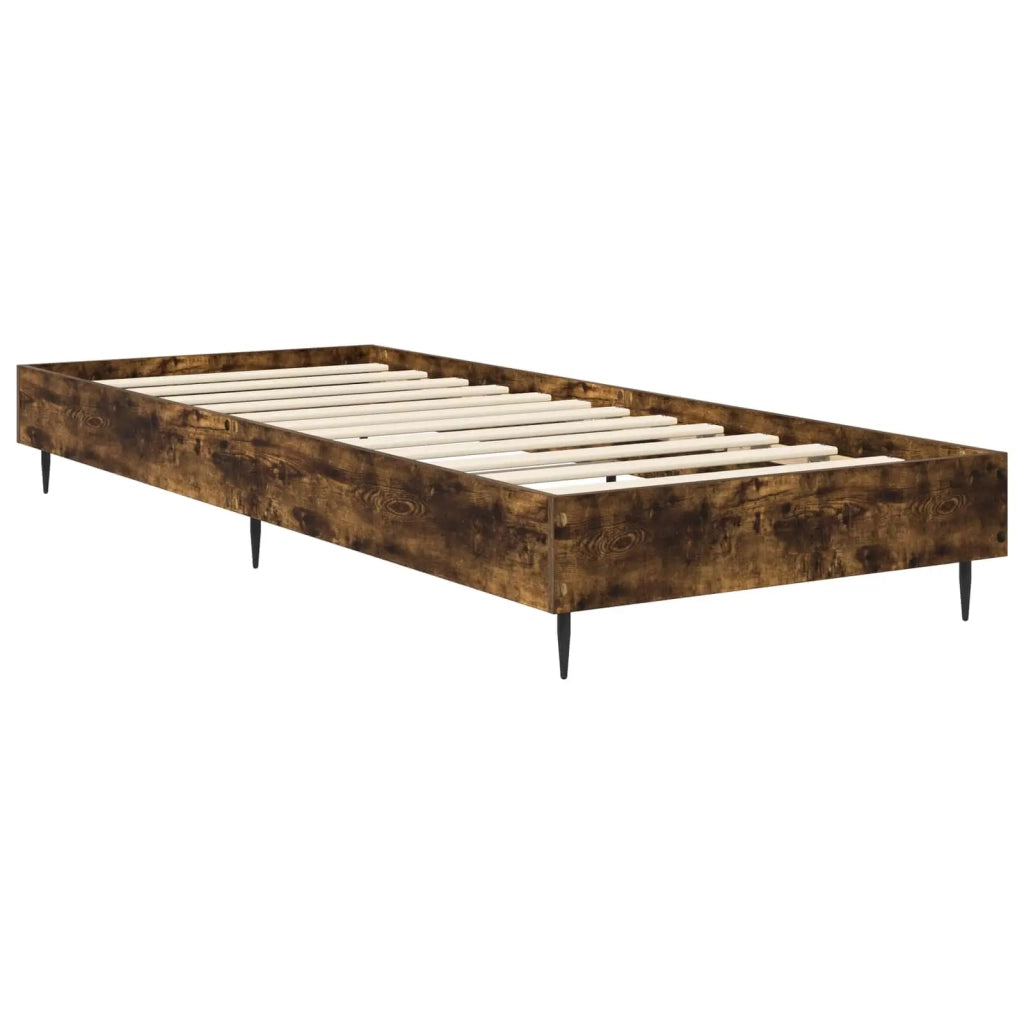 Struttura del letto-Giroletto Rovere Fumo 80 x 200 cm 309595