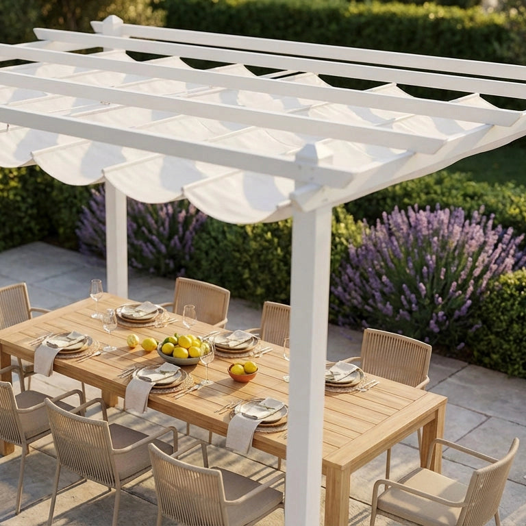 Gazebo da Giardino 3x4 in alluminio e acciaio - DRAKE