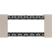Placca Bticino Living Now 6 moduli colore Optic KA4806MM