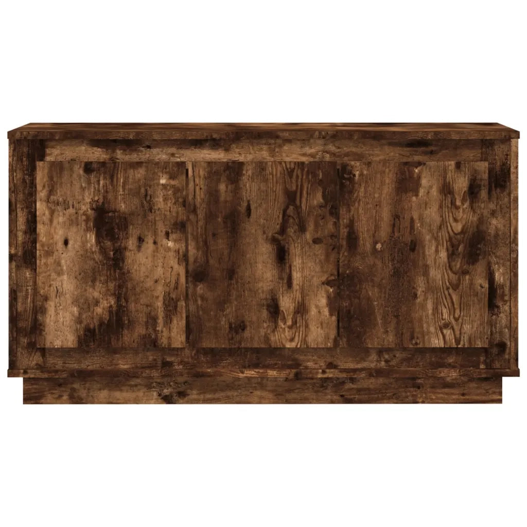 Credenza | Madia | Buffet da pranzo | Armadio da pranzo Rovere Fumo 102x35x55 cm in Legno Multistrato