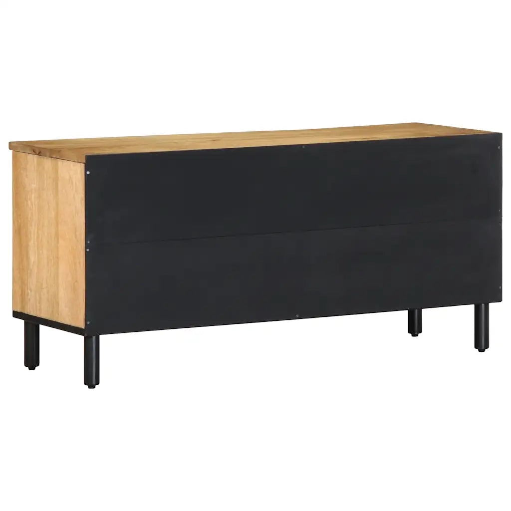 Mobile TV | Armadietto TV | Mobile Porta TV Marrone 100x33x46 cm in Legno Massello di Mango
