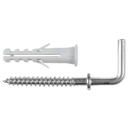 TASSELLO CON GANCIO MEDIO NC Ø 6 - 4,5x35 mm - CONF. 10 PEZZI - TECFI