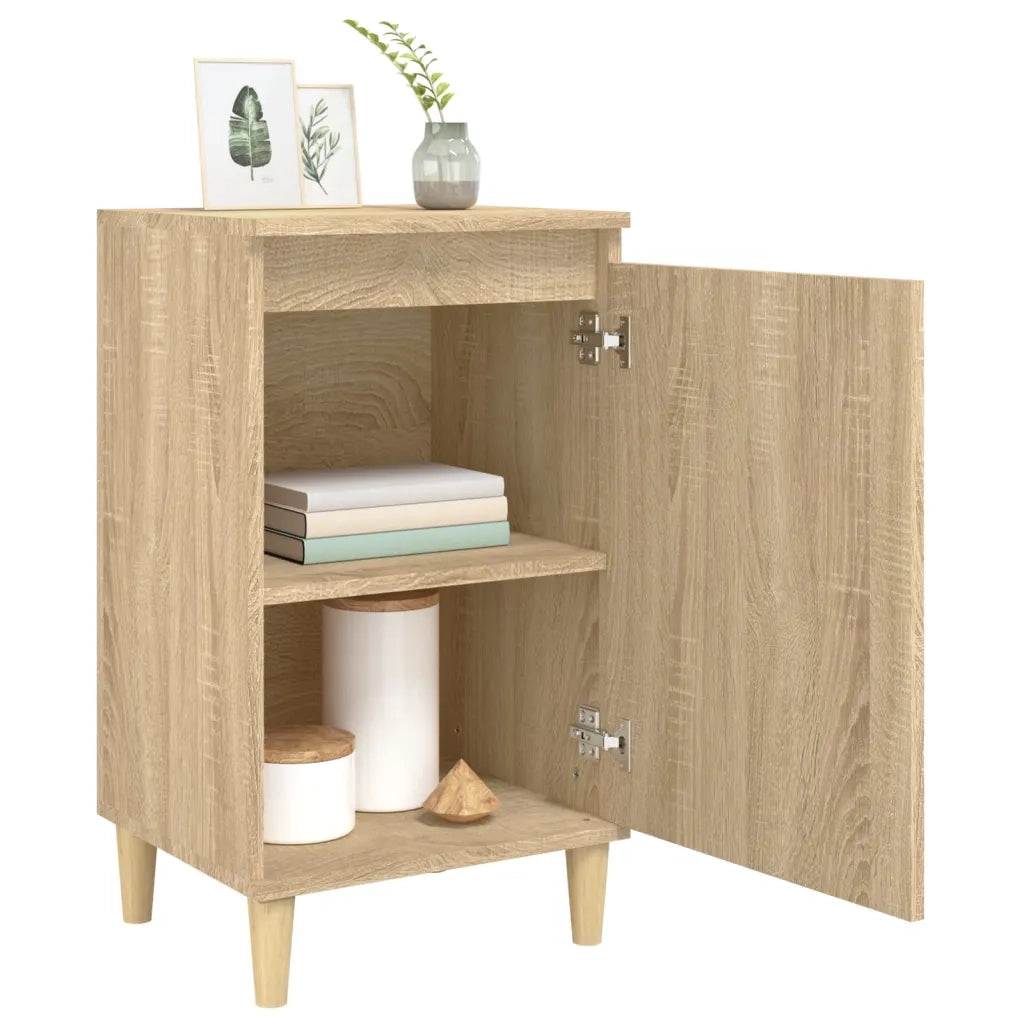 Comodini 2 pz Rovere Sonoma 40x35x70 cm in Legno Multistrato 819635