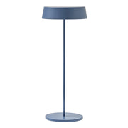 Inemuri Lampada da Tavolo Portatile Blu LED 2,2W 2700K IP54, Ricaricabile USB, Dimmer Touch Integrato - Rossini Illuminazione
