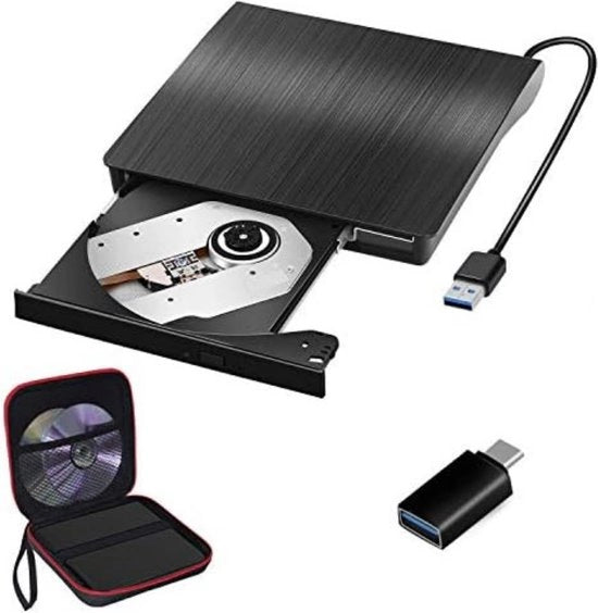 Letto DVD portatile nero