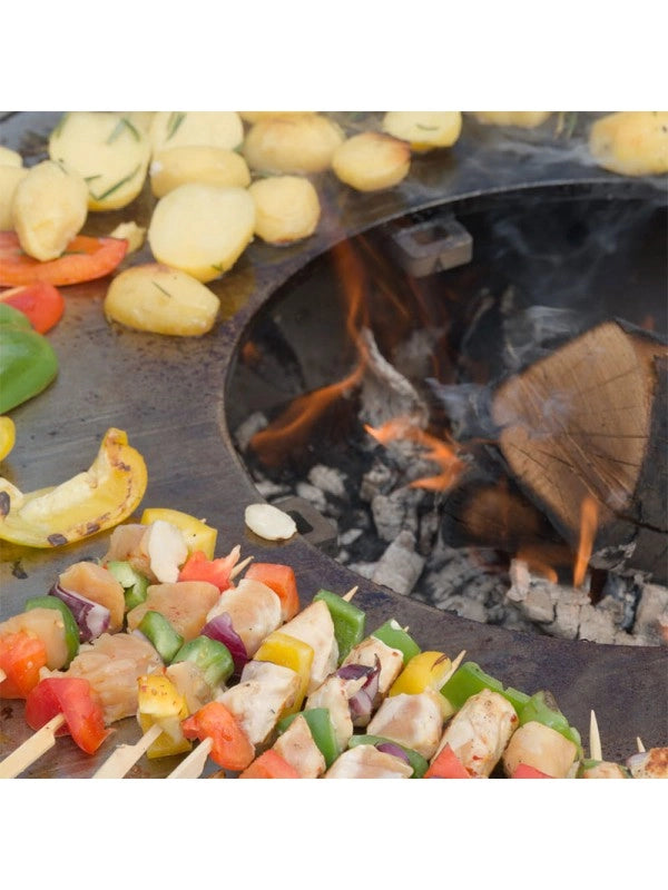 Braciere da giardino, Barbecue con griglia in acciaio - G1 Basic grafite