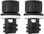Due Flessibili di Scarico per Vaso di Drenaggio - 2 Pezzi - Diametro 33 mm - Lunghezza 60,5 mm - Materiale Sintetico Resistente all'Usura ABS+Silicona - Incluso Gommino di Protezione