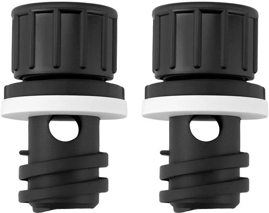 Due Flessibili di Scarico per Vaso di Drenaggio - 2 Pezzi - Diametro 33 mm - Lunghezza 60,5 mm - Materiale Sintetico Resistente all'Usura ABS+Silicona - Incluso Gommino di Protezione