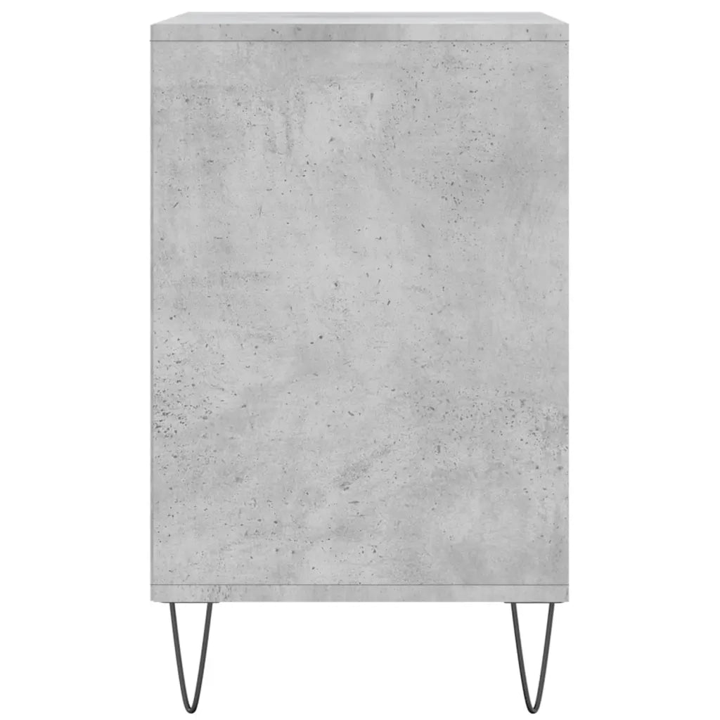 Scarpiera | Mobile per scarpe Grigio Cemento 102x36x60 cm in Legno Multistrato