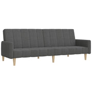 Divano letto | Sof¨¤ letto | Letto singolo a 2 Posti Grigio Scuro in Tessuto