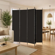 6-panel Black Screen, 300x220 Cm, Fabric