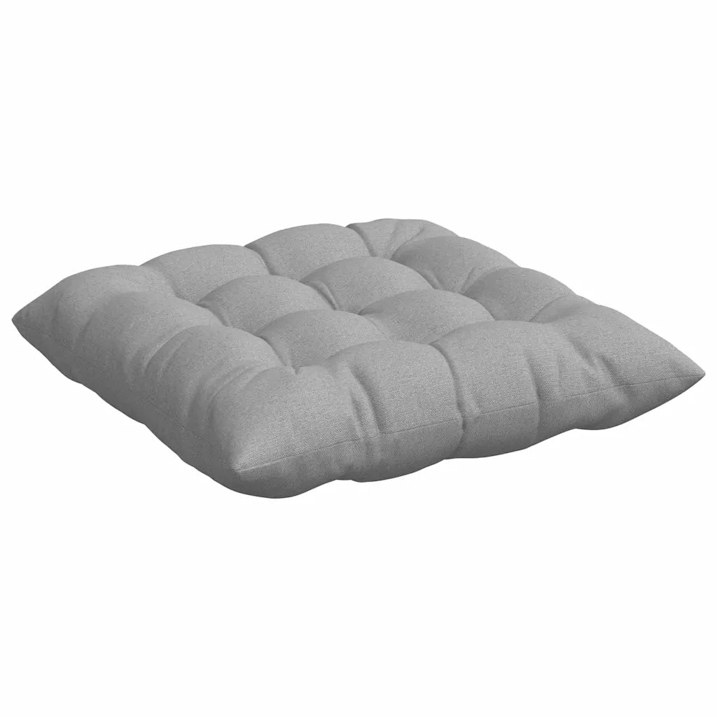 Cuscini per Seduta 4 pz | Cuscini per sedie Grigio Nuvola 40 x 40 x 6 cm Tessuto