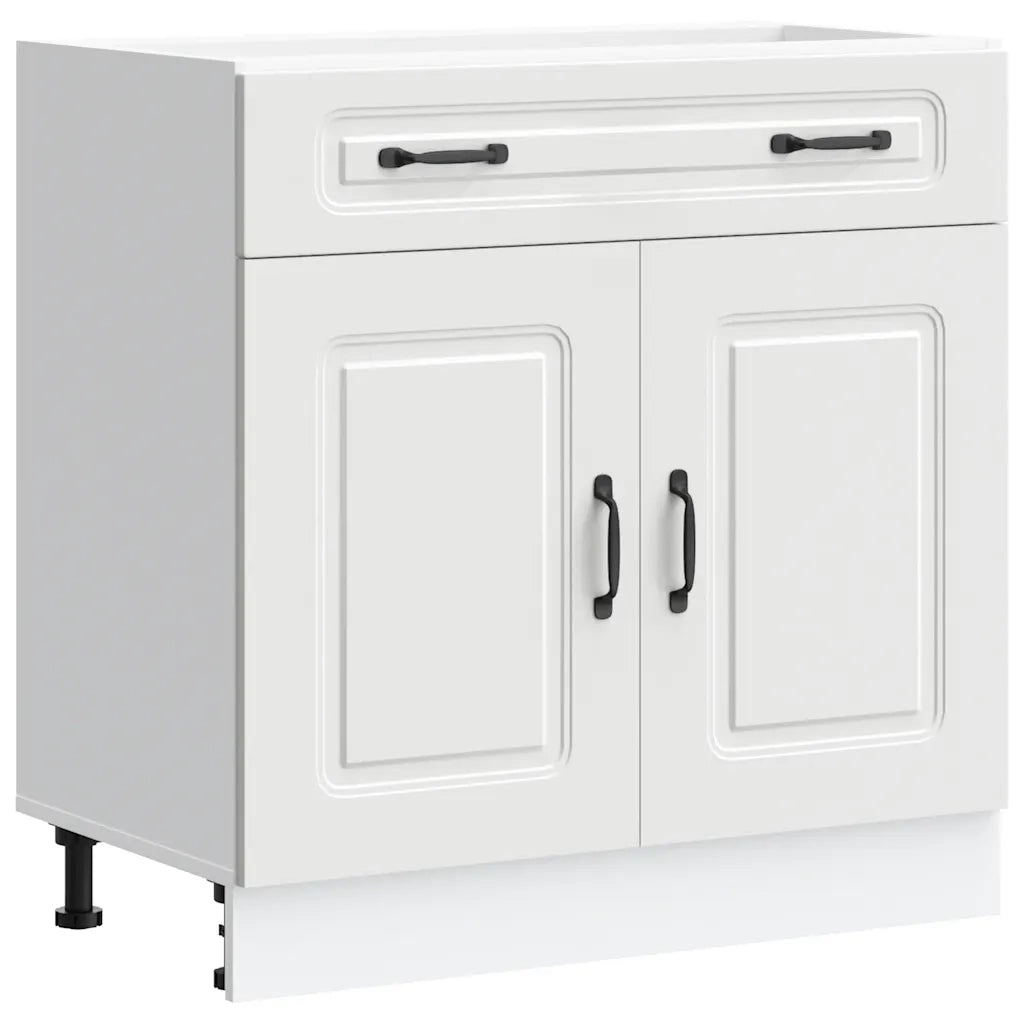 Pensile da cucina | Base da Cucina Kalmar Bianco in Legno Multistrato