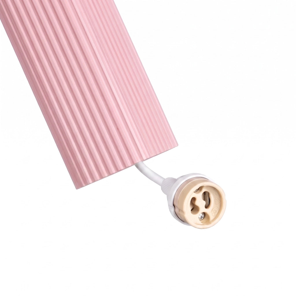Lampada a sospensione RAYO 3P rosa