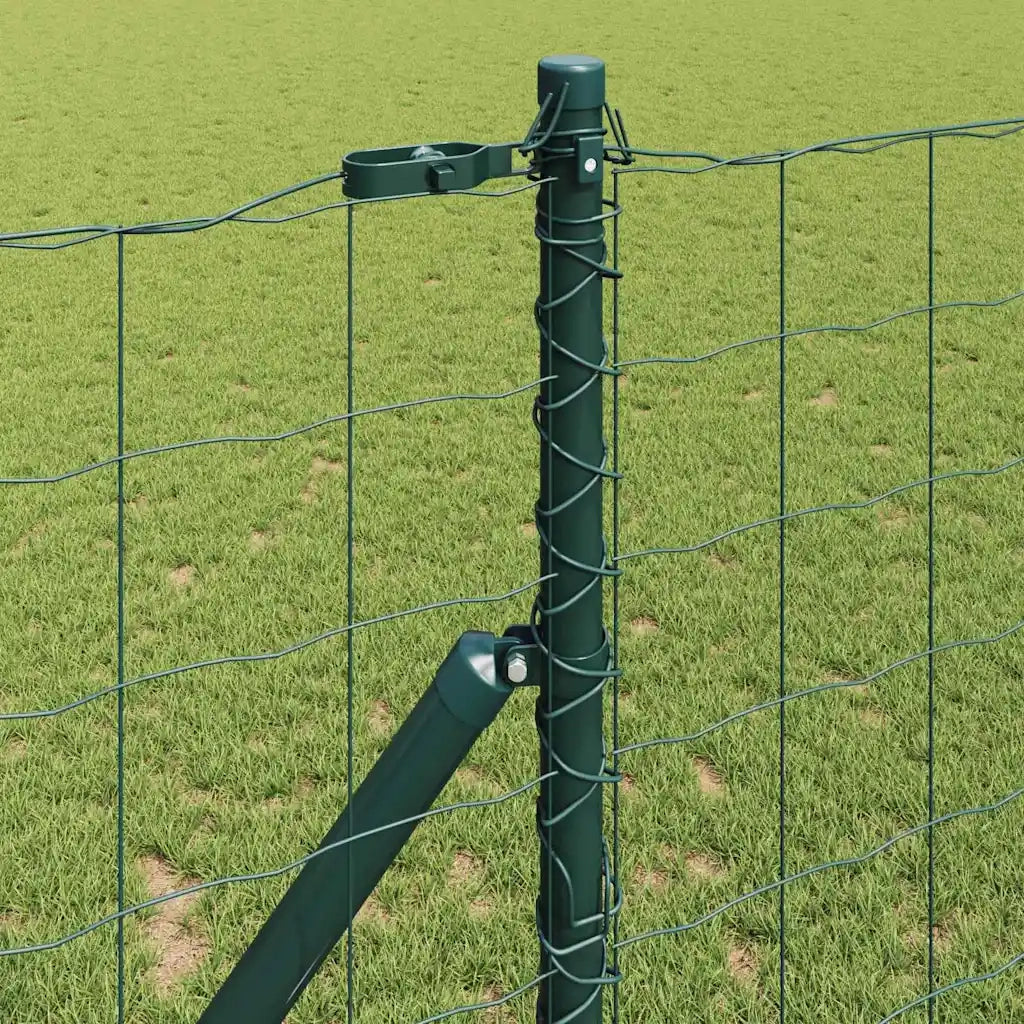 Recinzione da Giardino | Recinzione con Posto Verde 1 x 10 m Acciaio