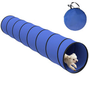 Tunnel per cani ¨C Minimal ¨C Blu 300x50 cm