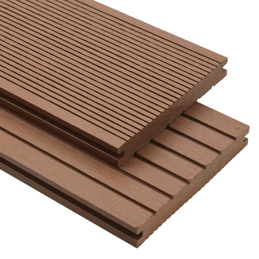 Pavimento da Deck 4 pcs Marrone Chiaro WPC 42046651