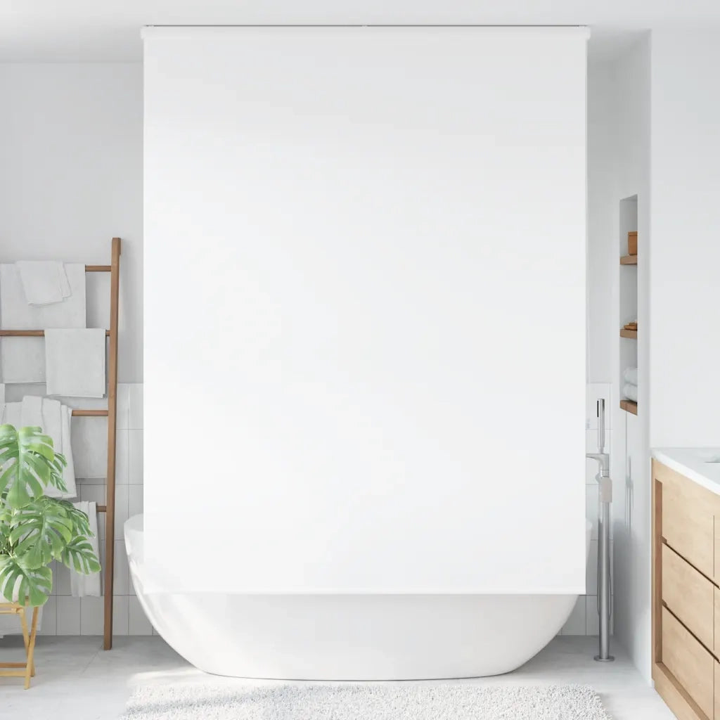 Tenda a Rullo Doccia Cassonetto-Tenda doccia a rullo 160x240 cm Larghezza Tessuto 154397