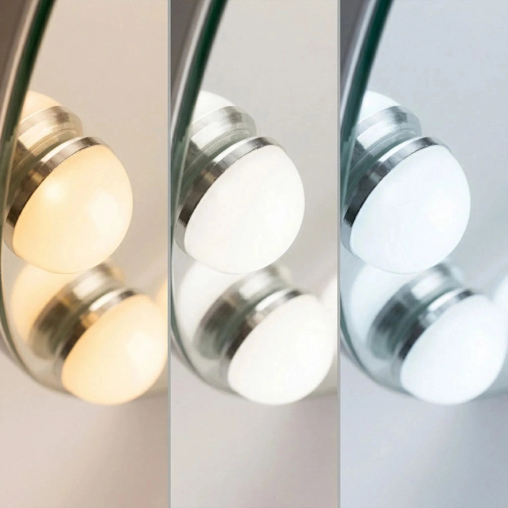 Specchio Led Hollywood White 50 Cm