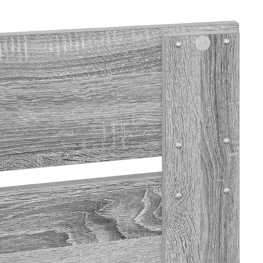 Testiera-Testata-Testiera Decorativa Grigio Sonoma 180 cm Legno multistrato 998789