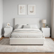 Comodino 2 pz Bianco Lucido 43 x 34,5 x 47 cm 895264