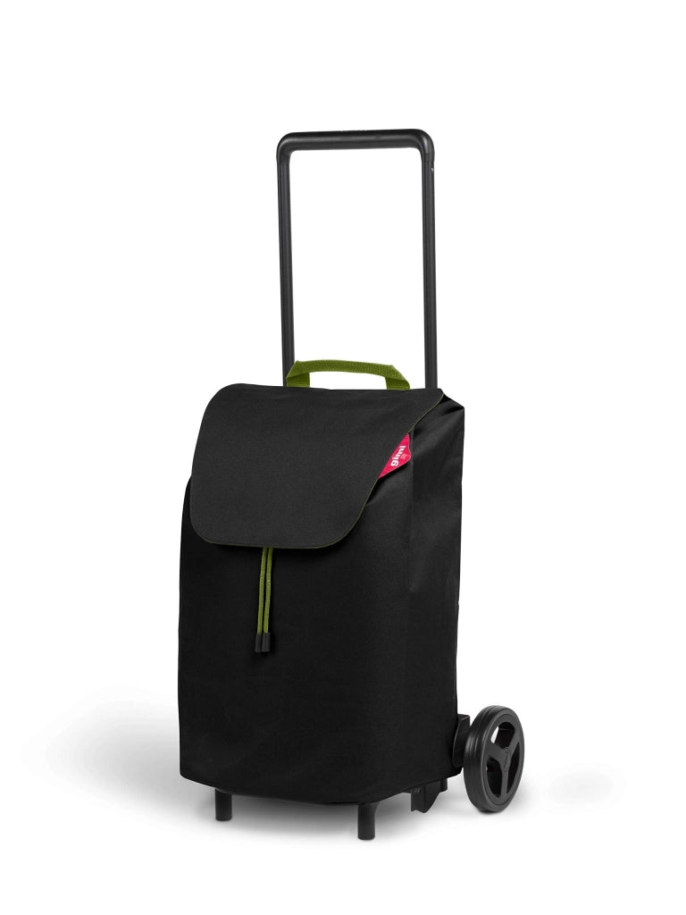 Carrello Spesa Easy New L 40 cm 45 x 34X96 H Colore Nero Gimi