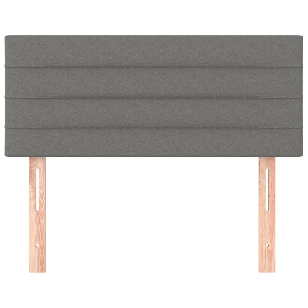Testiera | Testata Grigio Scuro 100x5x78/88 cm in Tessuto