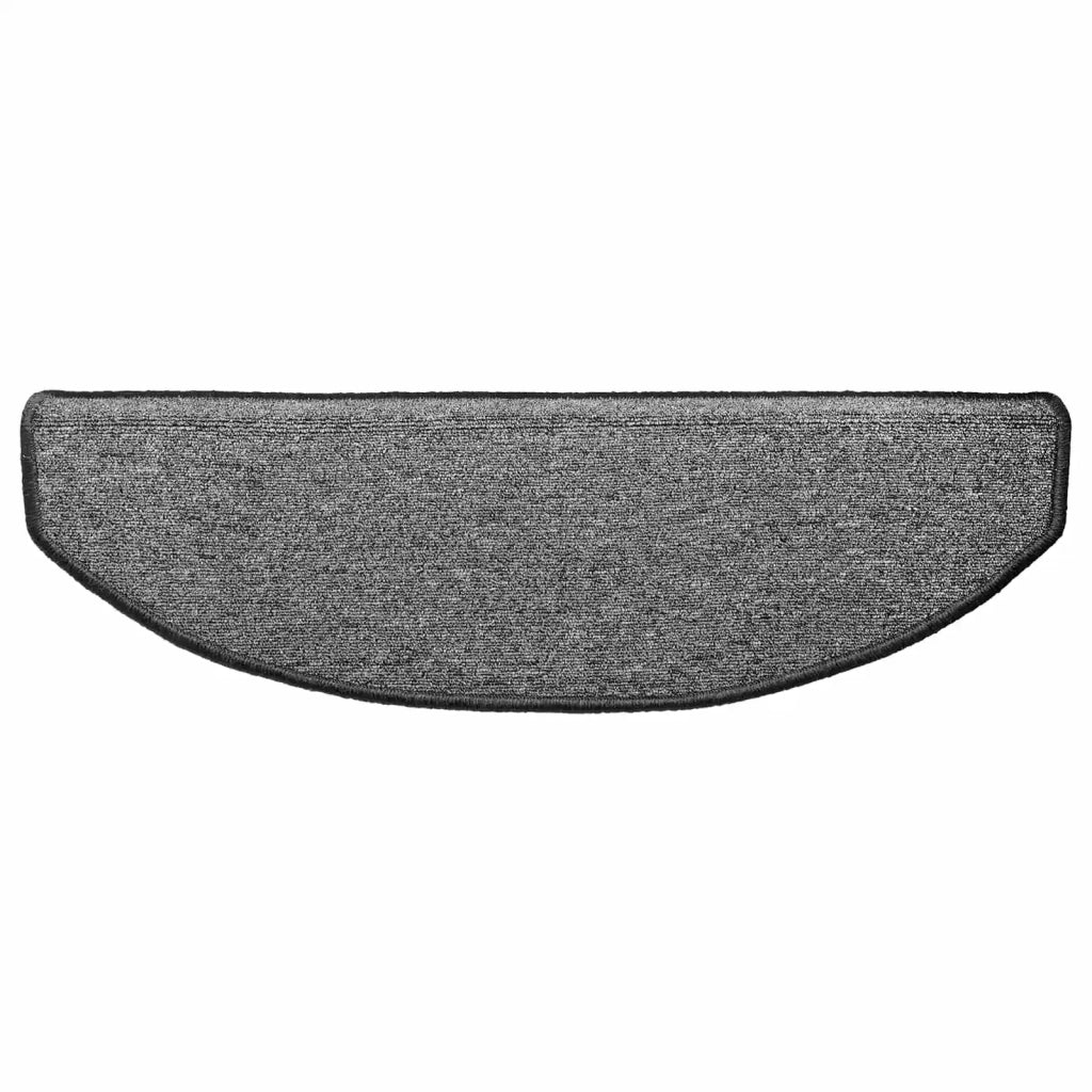 Tappetini per scale autoadesivi 15 pz | Gradini per Scale Grigio Scuro