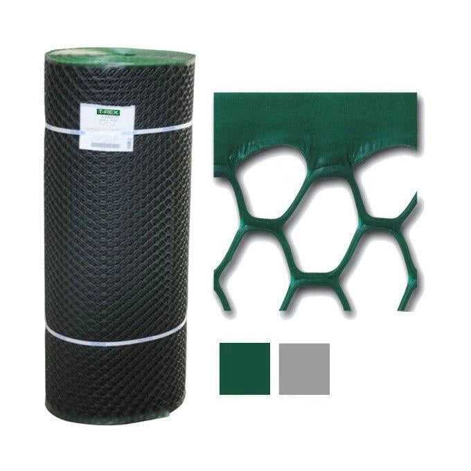 Trex 09979 Rete Tutta Plastica Esagonale Agricola Recinzione 100x50 m colore Verde