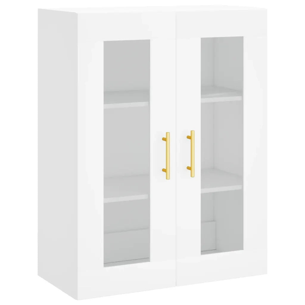Credenza | Madia | Buffet da pranzo | Armadio da pranzo Bianca 69,5x34x180 cm in Legno Multistrato