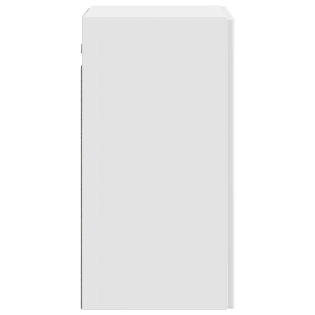 Armadietto a Muro | Mobiletto a muro Bianco Lucido 59 x 31 x 60 cm
