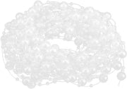 Garlanda di perle artificiali decorativa - Bianca