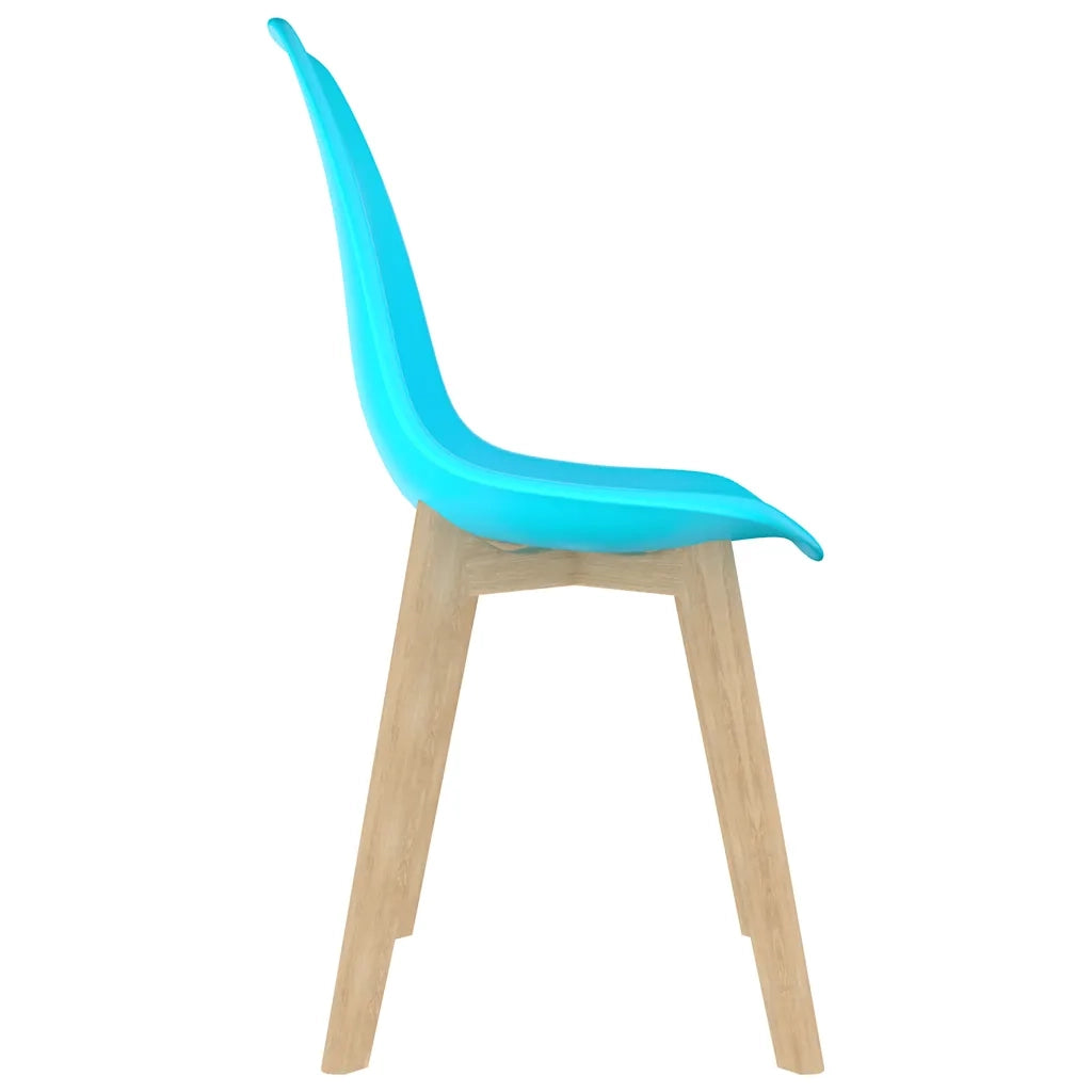 Sedie da Pranzo 2 pz Blu in Plastica cod mxl 56641
