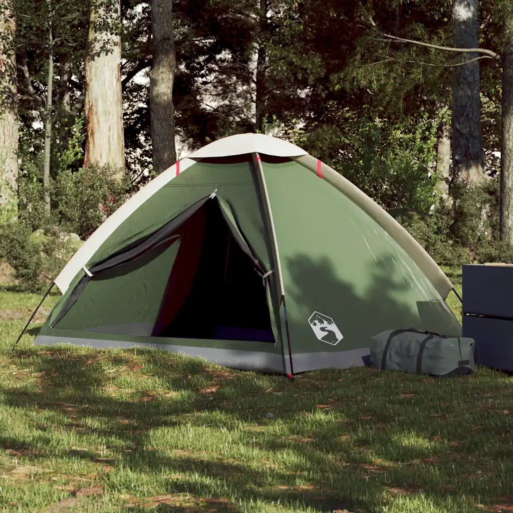 Tenda da campeggio | Tenda da campo a Cupola per 2 Persone Verde Impermeabile