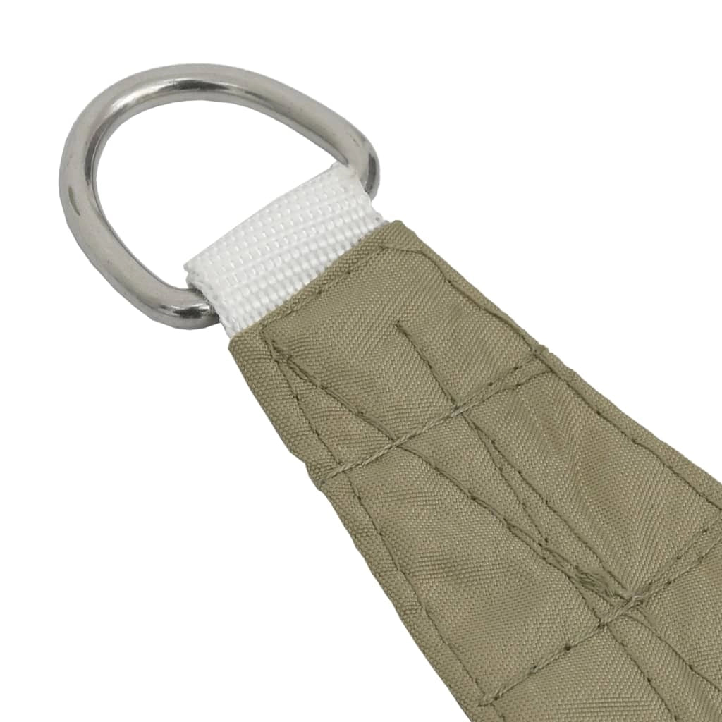 Vela ombreggiante/ombrellone quadrato 6 x 6 m in tessuto Oxford beige 02_0009524