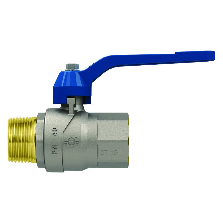 VALVOLA A SFERA P.T. CON LEVA EVOLUTION MASCHIO-FEMMINA- 3/4  F-BRICO- FAIDF- pezzi 1