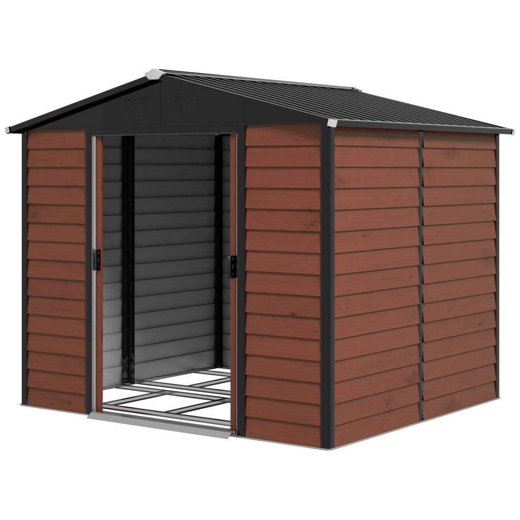 Casetta da giardino ¨C Minimal ¨C metallo antracite 240x206x198 cm